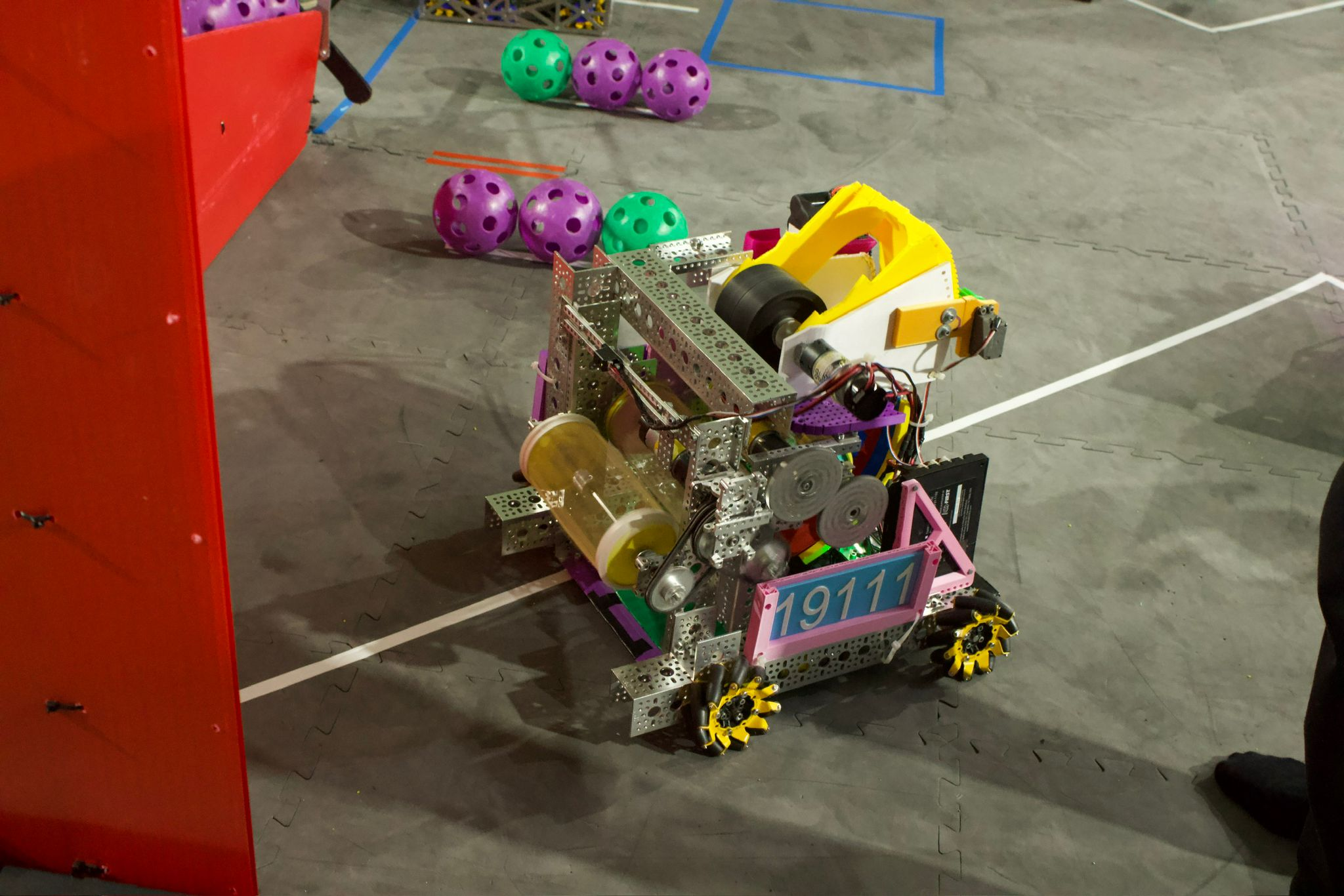 Robot arm in high-tech lab